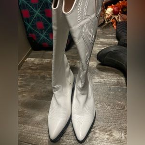 White Cowboy Boots